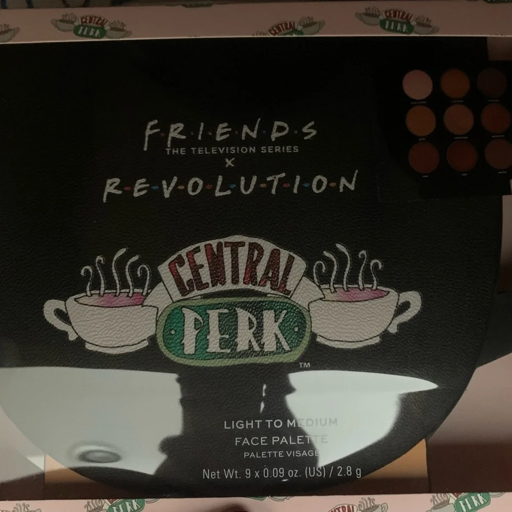 Friends x Revolution Central Perk Light to Medium Eye Shadow Palette